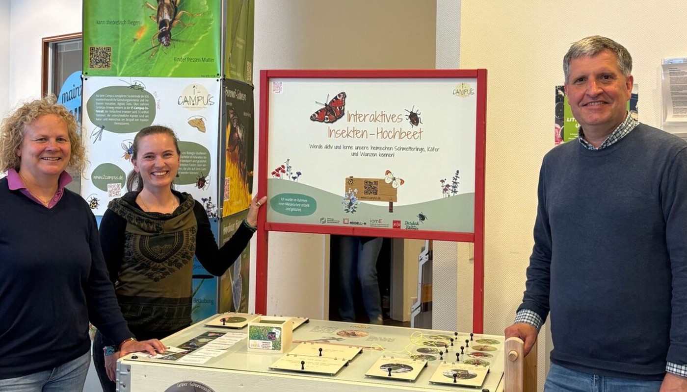 I²-CAMPUS-Infotrail bringt Insektenvielfalt in die Mainzer Innenstadt