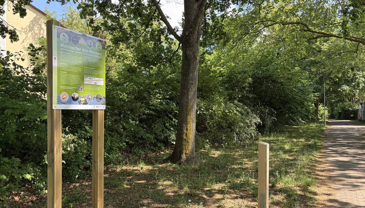 Nisthilfen für Vögel, Fledermäuse und Bilche entlang des Käthchen Frödert Wegs